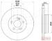 Brzdový kotúč JAPANPARTS DP-0517C