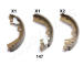 Sada brzdových čeľustí JAPANPARTS GF-147AF