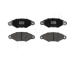 Sada brzdových destiček, kotoučová brzda JAPANPARTS PA-0742AF