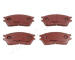 Sada brzdových destiček, kotoučová brzda JAPANPARTS PA-421AF
