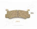 Sada brzdových destiček, kotoučová brzda JAPANPARTS PP-340AF