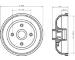 Brzdový bubon JAPANPARTS TA-0406