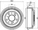 Brzdový bubon JAPANPARTS TA-0605