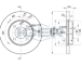Brzdový kotouč ICER 78BD3975-2