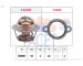 Termostat, chladivo FACET 7.8368