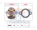 Termostat, chladivo FACET 7.8409