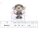 Termostat, chladivo FACET 7.8413S
