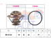 Termostat, chladivo FACET 7.8525