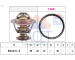 Termostat, chladivo FACET 7.8724