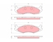 Sada brzdových destiček, kotoučová brzda TRW GDB1207