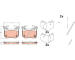 Sada brzdových destiček, kotoučová brzda TRW GDB2520