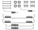 Sada příslušenství, brzdové čelisti TRW SFK254