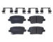 Sada brzdových destiček, kotoučová brzda DENCKERMANN B111648