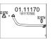 Výfuková trubka MTS 01.11170