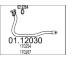 Výfuková trubka MTS 01.12030