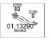 Výfuková trubka MTS 01.13290