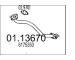 Výfuková trubka MTS 01.13670