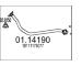 Výfuková trubka MTS 01.14190