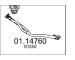 Výfuková trubka MTS 01.14760