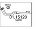 Výfuková trubka MTS 01.15120