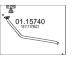 Výfuková trubka MTS 01.15740