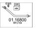 Výfuková trubka MTS 01.16800