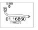 Výfuková trubka MTS 01.16860