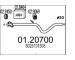 Výfuková trubka MTS 01.20700