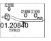 Výfuková trubka MTS 01.20840