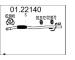 Výfuková trubka MTS 01.22140