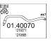 Výfuková trubka MTS 01.40070