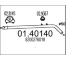 Výfuková trubka MTS 01.40140