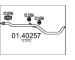 Výfuková trubka MTS 01.40257
