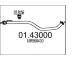 Výfuková trubka MTS 01.43000