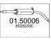 Střední tlumič výfuku MTS 01.50006