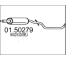 Stredni tlumic vyfuku MTS 01.50279