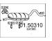 Střední tlumič výfuku MTS 01.50310
