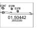 Střední tlumič výfuku MTS 01.50442