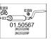 Střední tlumič výfuku MTS 01.50567