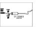 Střední tlumič výfuku MTS 01.50903