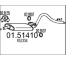 Střední tlumič výfuku MTS 01.51410