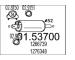 Střední tlumič výfuku MTS 01.53700