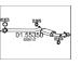 Střední tlumič výfuku MTS 01.55350