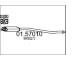 Střední tlumič výfuku MTS 01.57010