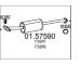 Střední tlumič výfuku MTS 01.57590