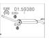 Střední tlumič výfuku MTS 01.59380