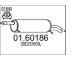 Zadní tlumič výfuku MTS 01.60186