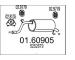 Zadní tlumič výfuku MTS 01.60905