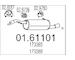 Zadní tlumič výfuku MTS 01.61101