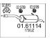 Zadní tlumič výfuku MTS 01.61114